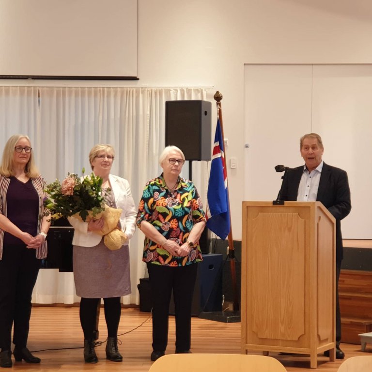 Félagar úr Kirkjukór Kálfatjarnarkirkju
Mynd: Sindri Jens Freysson