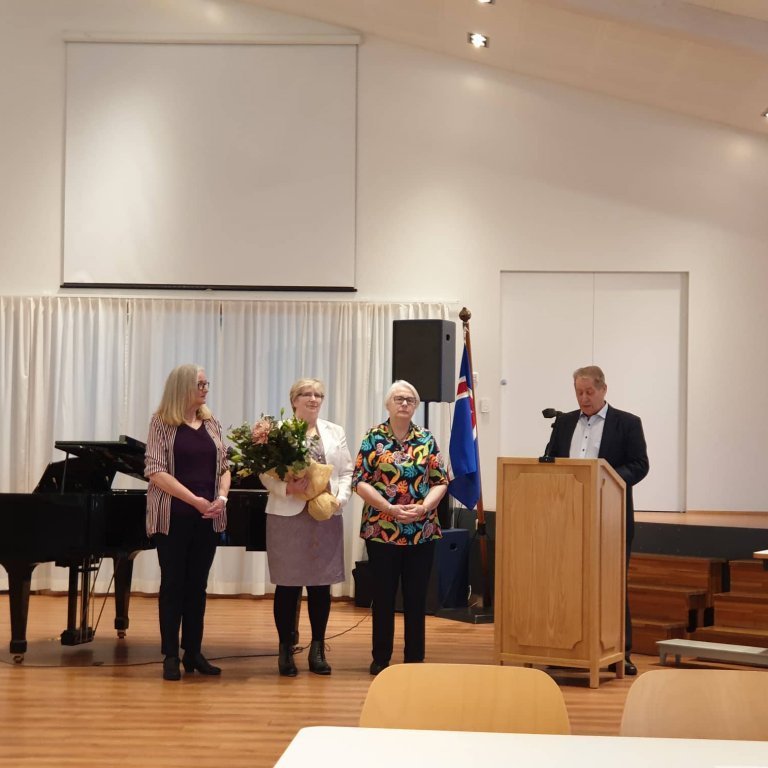 Félagar úr Kirkjukór Kálfatjarnarkirkju
Mynd: Sindri Jens Freysson