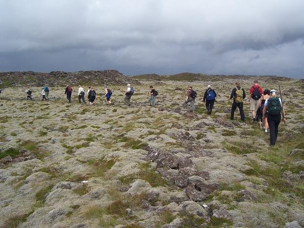 AF STAÐ á Reykjanesið