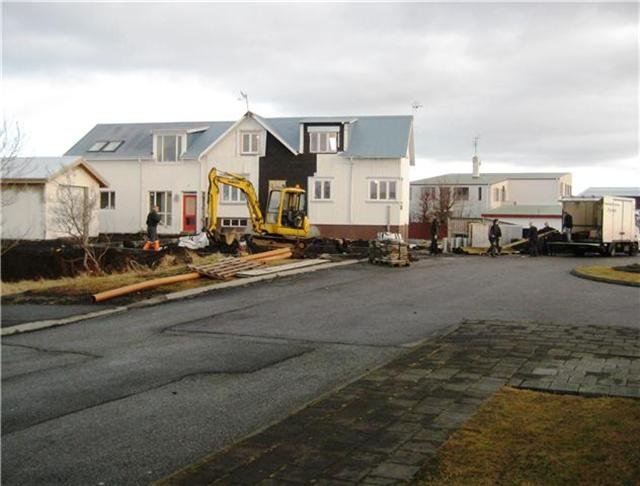 Framkvæmdir á fullu við sögufrægt hús