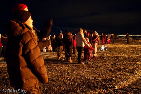 Ljósmyndir frá áramótum í Vogum