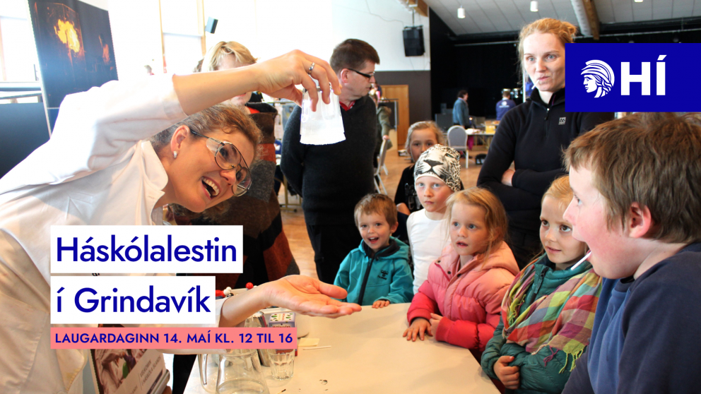 Vísindaveisla í Grindavík 12.-14. maí 2022