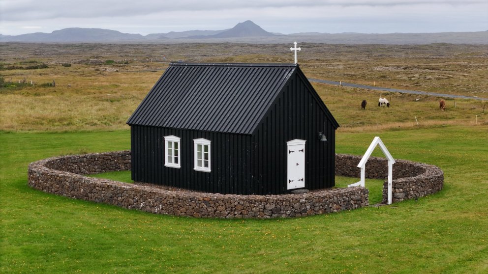 Kirkjan að Minna Knarrarnesi hlaut verðlaunin í fyrra.