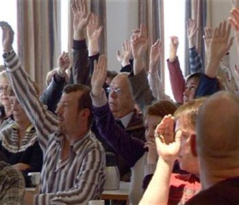 Vel sóttur borgarafundur