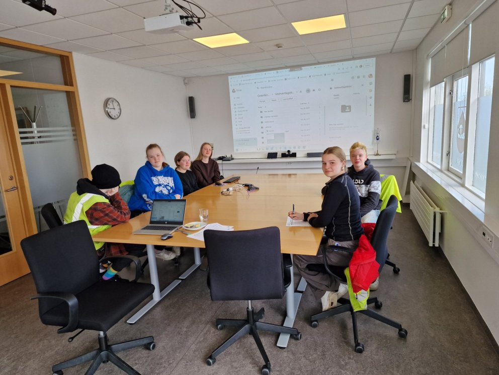 Vinnuskólinn - fundur umhverfisnefndar