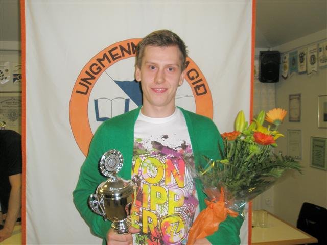 Einar Valur Árnason er íþróttamaður ársins í Vogum 2009