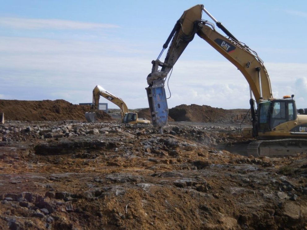 Framkvæmdir á fullu