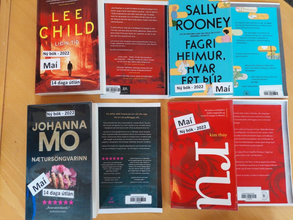 Opnunartími bókasafnsins í sumar