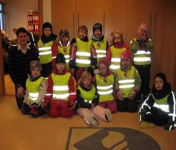 Leikskólabörn í heimsókn á bæjarskrifstofur