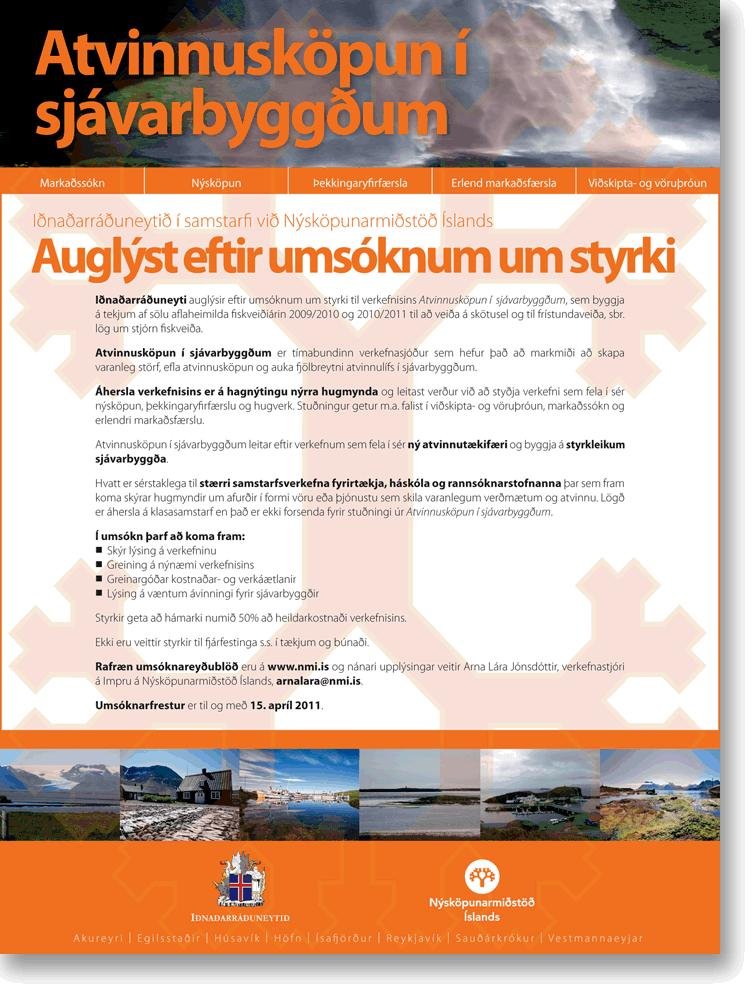 Atvinnusköpun í sjávarbyggðum