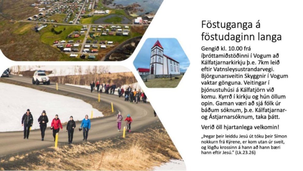 Föstuganga á föstudaginn langa