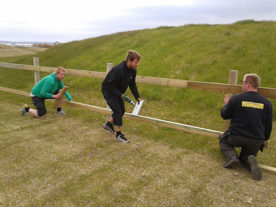 Vinnudagur meistaraflokks.