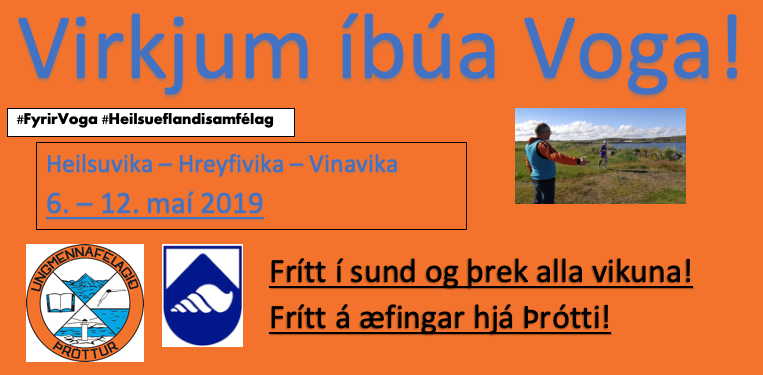 Hreyfivika í Vogum 6.-12.maí 2019.