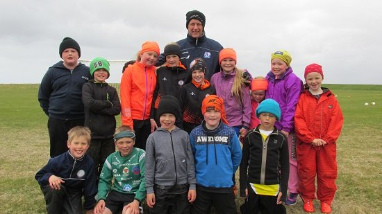 Heimir landsliðsþjálfari kom í heimsókn.