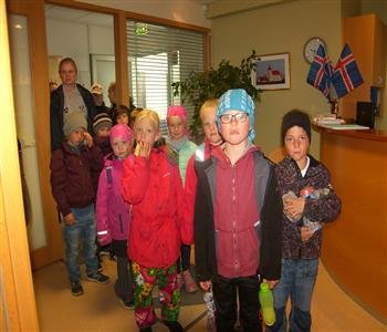 Heimsókn á bæjarskrifstofu