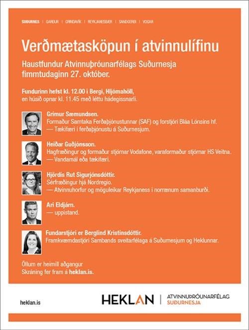 Verðmætasköpun í atvinnulífinu