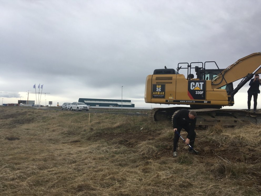 Framkvæmdir við gatnagerð