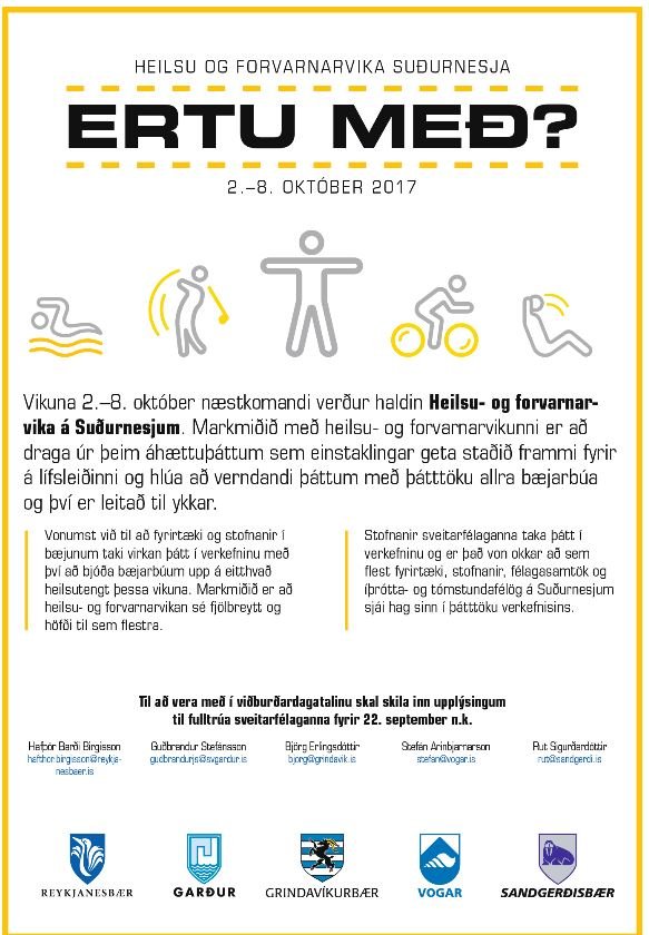 Heilsu- og forvarnarvika í Vogum 2017