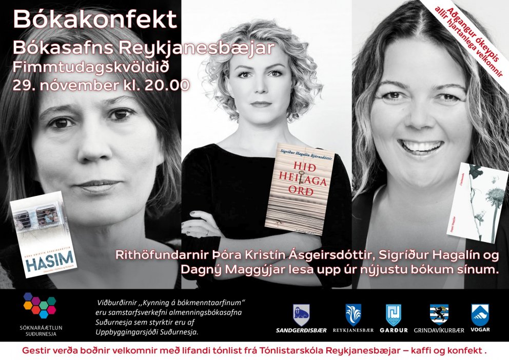 Bókasafn Reykjanesbæjar auglýsir.