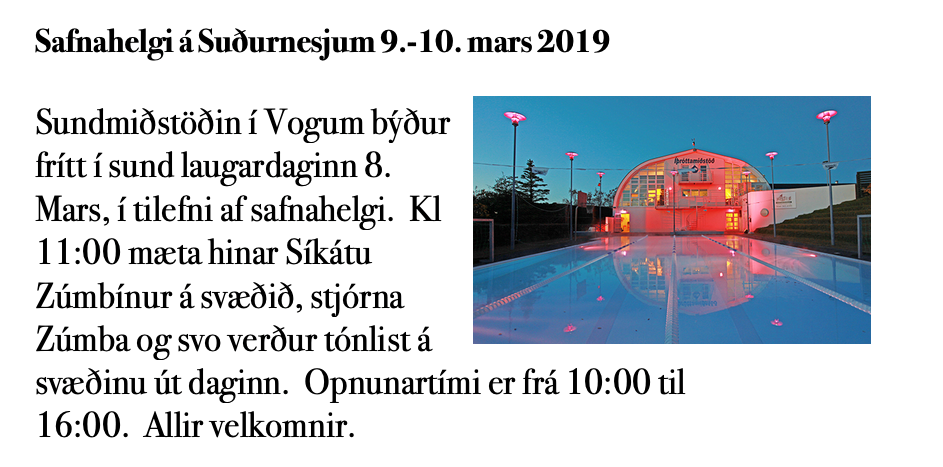 Safnahelgi á Suðurnesjum