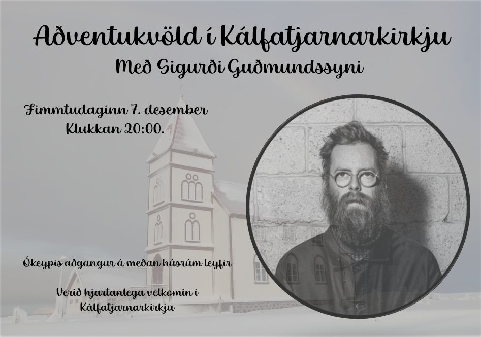 Aðventukvöld í Kálfatjarnarkirkju 7. desember 2023
