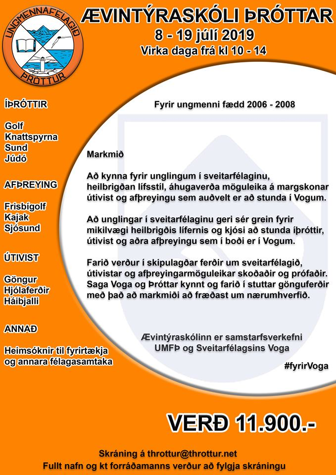 Ævintýra og Sportskóli Þróttar