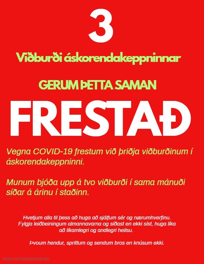 Gerum þetta saman - FRESTAÐ