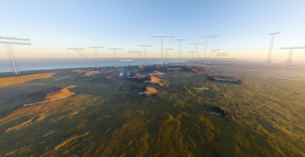 Hættustigi vegna eldgoss í Meradölum aflýst