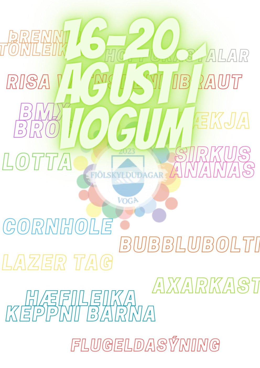 Dagskrá Fjölskyldudaga Sveitarfélagsins Voga