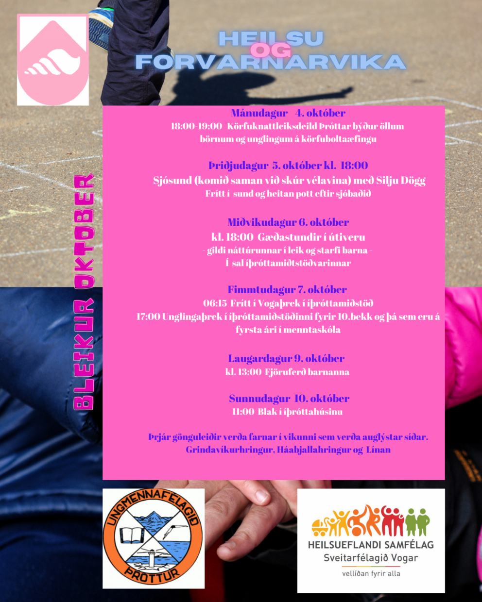 Heilsu og forvarnarvika hafin í Vogum