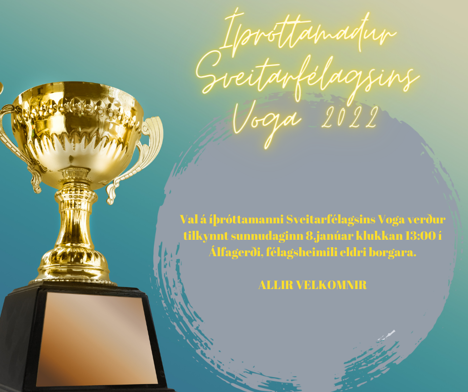 Íþróttamaður Sveitarfélagsins Voga 2022