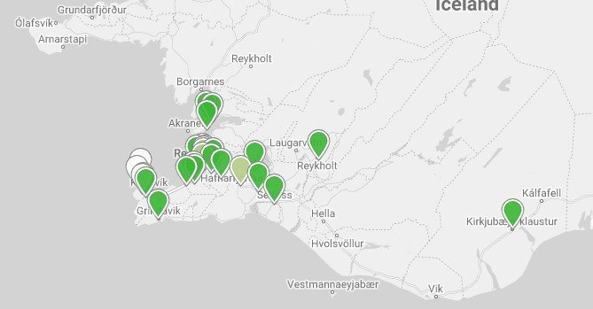 Unnið að lagfæringu loftgæðamælis í Vogum