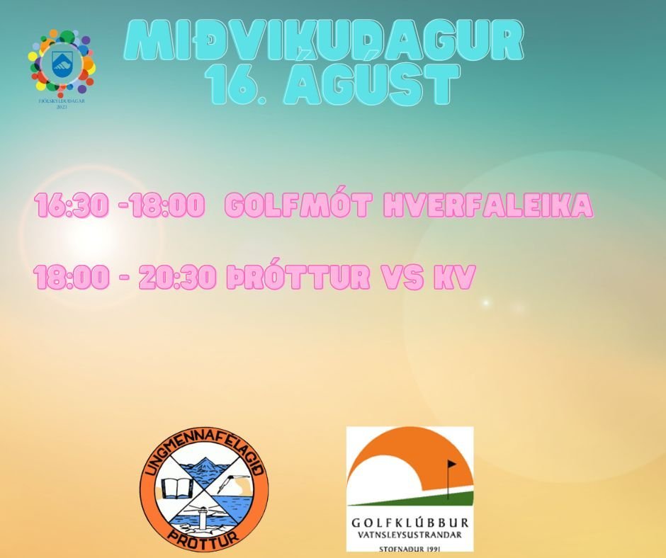 Fjölskyldudagar - dagskráin í dag miðvikudag