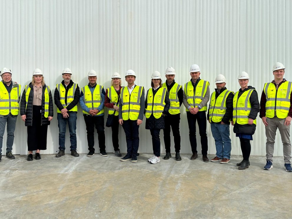 Fulltrúar bæjarstjórnar og skipulagsnefndar auk starfsmanna bæjarins og Alta ráðgjafar sem vinnur me…