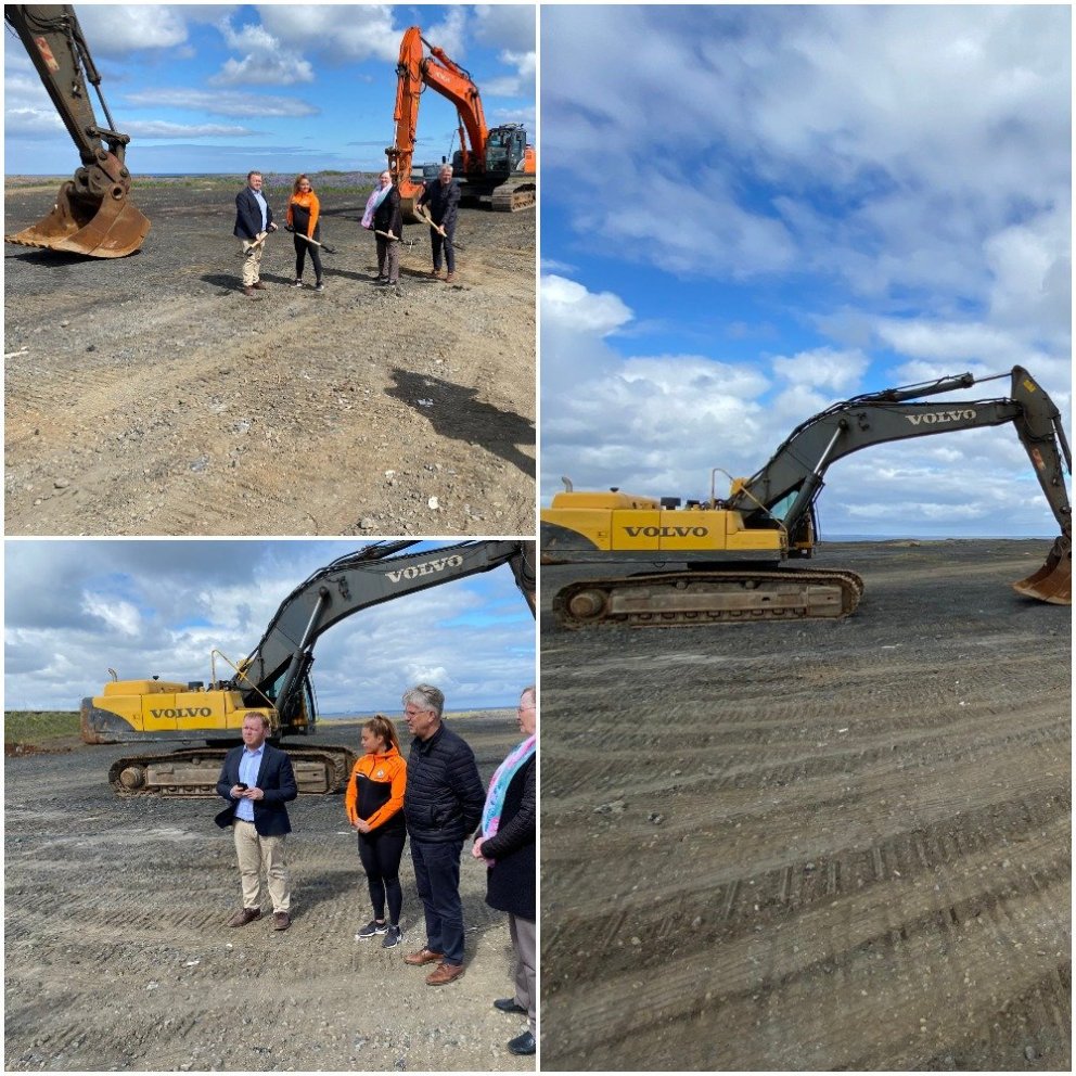 Skóflustunga tekin að nýju hverfi í Vogum