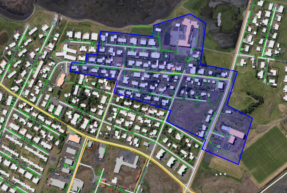 Rafmagnsleysi í Vogagerði í nótt