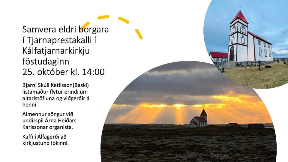 Samvera eldri borgara í Tjarnaprestakalli