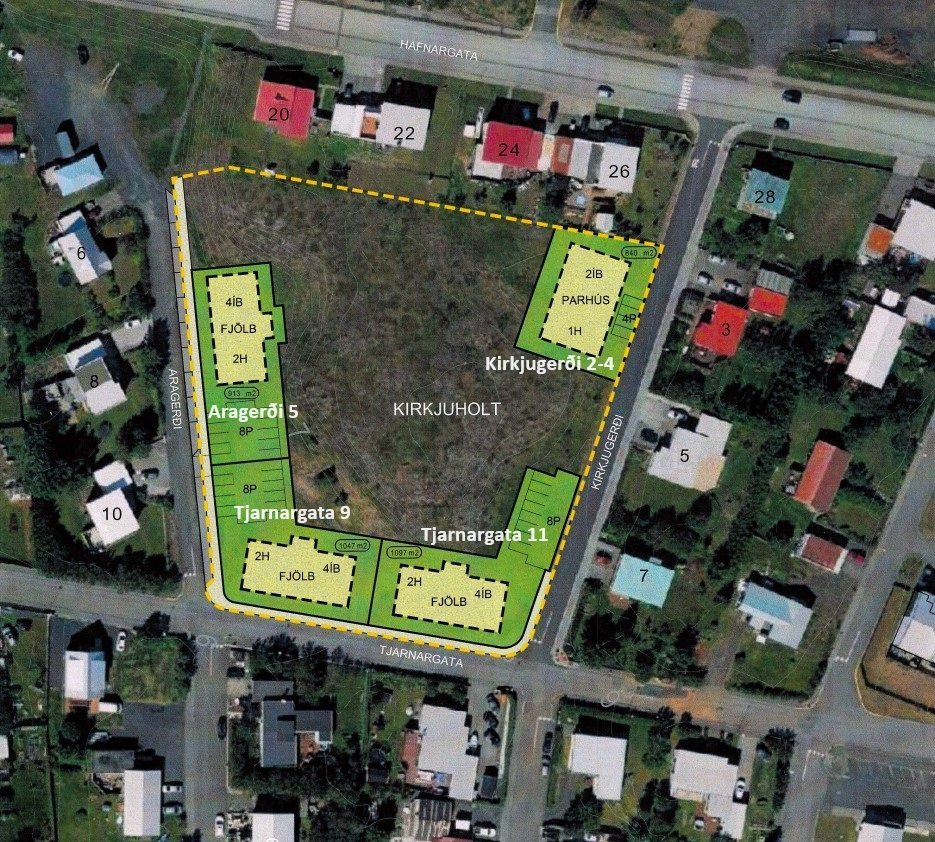 Lóðaúthlutun og sala byggingaréttar á Kirkjuholti