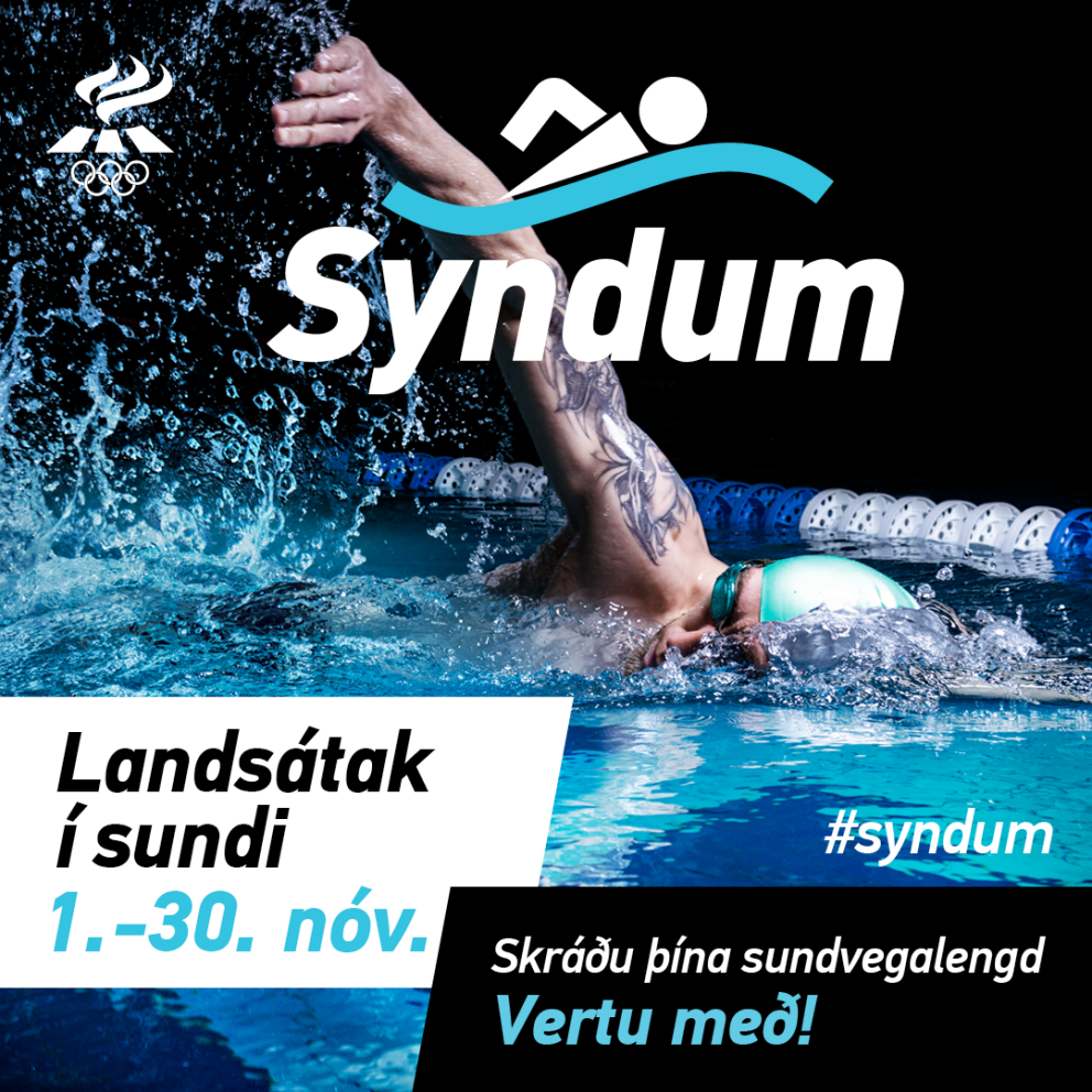 Syndum, landsátak í sundi  1.-30. nóvember