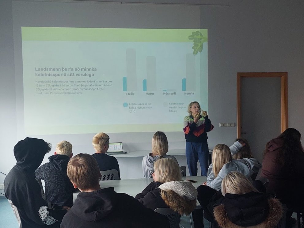 Vinnuskólinn - Heimsókn frá Landvernd