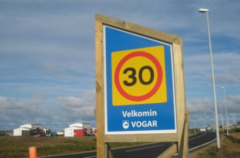 30 km hámarkshraði í Vogum