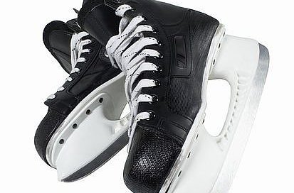 Frábært veður til að skauta á Vogatjörn