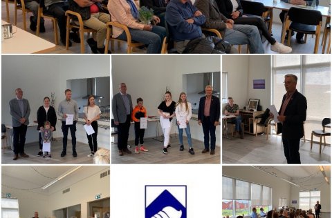 Nokkrar myndir frá athöfninni sem fram fór í Álfagerði