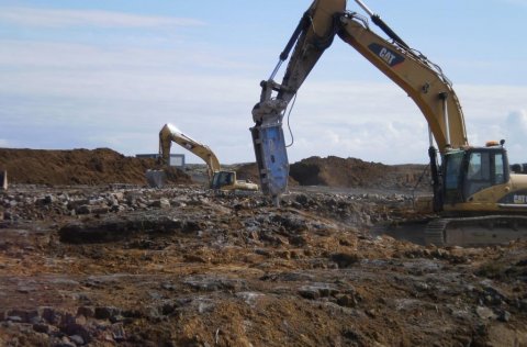 Framkvæmdir á fullu