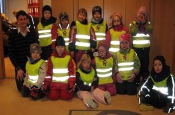 Leikskólabörn í heimsókn á bæjarskrifstofur