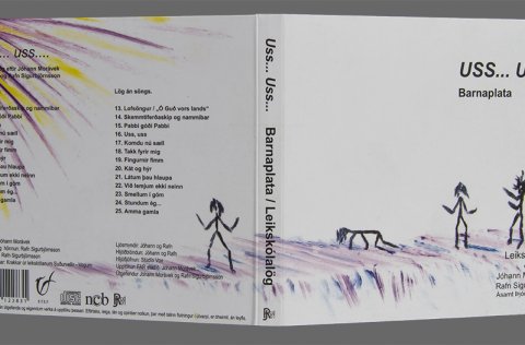 Ný barnaplata, með teikningum leikskólabarna í Vogum