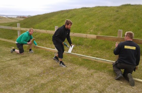 Vinnudagur meistaraflokks.