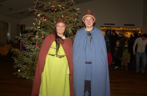 Jólin kvödd með gleði og söng