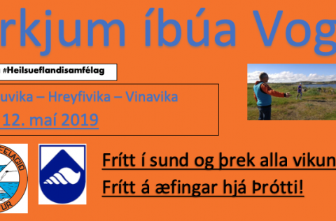 Hreyfivika í Vogum 6.-12.maí 2019.
