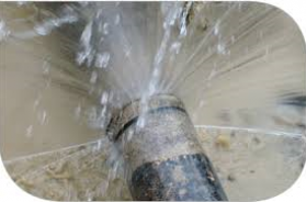 Bilun í kaldavatnslögn